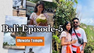 A day in uluwatu temple😍/Konjam kuda pavam pakama husband ena rumba walk pana vechutaru#agvlogs#bali