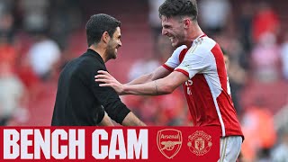 BENCH CAM | Arsenal vs Manchester United (3-1) | A dramatic end at Emirates Stadium!