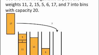 Math for Liberal Studies: Bin-Packing Algorithms