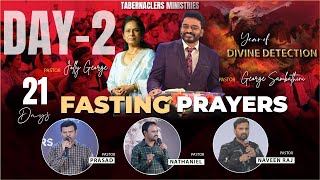 21 days fasting prayer (Day - 2 ) | Ps. jolly george | Tabernaclers Ministries