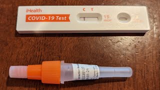 Tested Myself for COVID Live with iHealth Test Kit