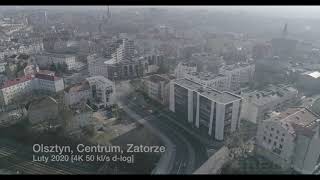 Olsztyn z lotu ptaka - Centrum, Zatorze, Luty