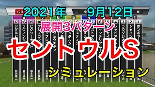 【競馬】セントウルステークス2021 シミュレーション《展開3パターン》