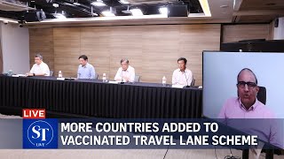ST LIVE: Singapore to start new vaccinated travel lanes with Indonesia, India from Nov 29