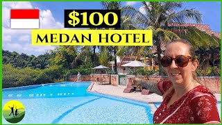 We Stayed at the Most Beautiful Hotel In Medan! HOTEL DELI RIVER - Sumatra Vlog