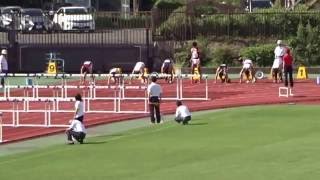 第69回西日本学生陸上競技対校選手権大会　男子110ｍH決勝