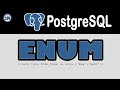 How to use ENUM data type in PostgreSQL table.