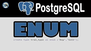 How to use ENUM data type in PostgreSQL table.