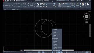 AutoCAD 2021 Tutorial: Dynamic Input and Object Snap: (VII) Intersection object snap tool