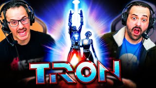 TRON (1982) MOVIE REACTION!! FIRST TIME WATCHING!! Jeff Bridges | Tron Legacy | Full Movie Review!