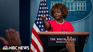 Watch: White House holds press briefing | NBC News