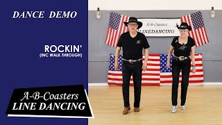 ROCKIN' - Line Dance Demo \u0026 Walk Through