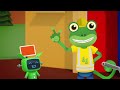 gecko s rainbow mixer truck playground learn colors gecko s garage learning videos for kids