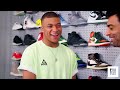 kylian mbappé কমপ্লেক্সের সাথে স্নিকার কেনাকাটা করতে যান