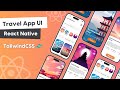 🔴 Travel App UI | React Native Tutorial | React Native Projects