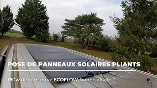 Essai des panneaux solaires ecoflow 160W