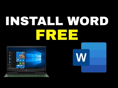 How to Download and Install Microsoft Word/Office for Free on (PC/Laptop)