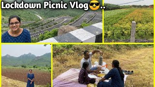 DIML ll పిక్నిక్ Vlog 🧺 ll 2Lakh Celebration ll Kondaveedu Trip Super Ghatroad Fields And Location