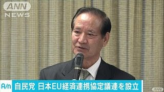 日本とEUのEPA交渉巡り、自民が議員連盟を設立(17/01/17)