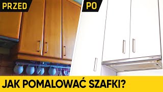 Odmień całkowicie swoją kuchnię. Jak pomalować szafki?