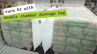 Form fit with Dunnage Bag Double Chamber – For large stowage gaps – Rothschenk