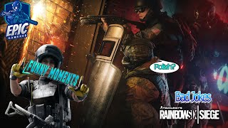 Rainbow Six Siege Epic Funny Moments | Bad Jokes or PRO playing?