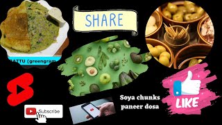 #shorts|🥙Healthy recipy#viralvideo|soya chunks & paneer dosa Recipe | Crispy and Healthier gram Dosa