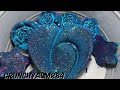 Dark Blue Glittery Gym Chalk Crush | Sleep Aid | Oddly Shaped | ASMR