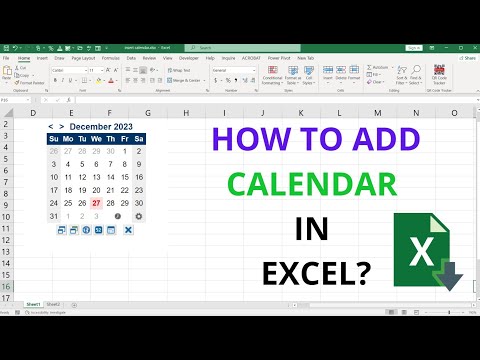 Как вставить календарь в Excel. Изучите со мной