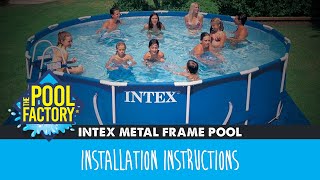 Intex Metal Frame Pools Instructions