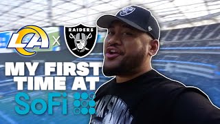 First Time at Sofi Stadium (Vlog) | Raiders vs Rams Pre-Season Game
