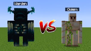 Warden vs Iron Golem