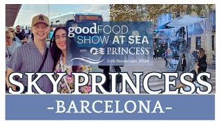 BARCELONA - La Rambla - Vines Bar - Sky Princess Good Food Show at Sea Cruise