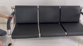 install video of 3-seat waiting room chair IDOS328