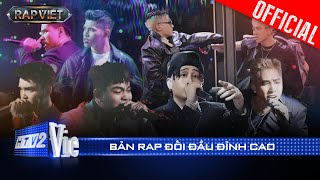 TOP LYRICAL RAPPERS đối đầu đỉnh cao qua các mùa Rap Việt khiến ai cũng sởn da gà | Rap Việt 2024