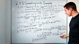 2.1.5 Computing limits: Examples