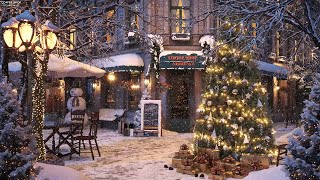 3 Hours of Christmas Jazz Music with Snowfall and Traditional Christmas Songs & Carols