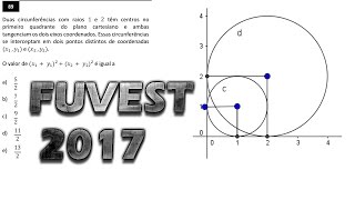 Fuvest 2017 Correção Questão 89 Prova Matemática Gabarito