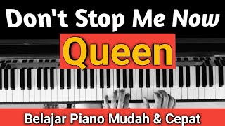 Don't Stop Me Now (Queen) | Tutorial  Piano Mudah & Cepat,,PASTI BISA!!!