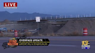 Drivers can expect more road closures in April for Powers/Airport project in Colorado Springs