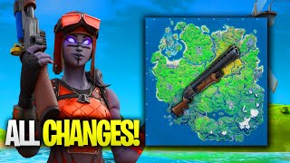 ALL Fortnite Season 4 MAP CHANGES and WEAPON VAULTS!
