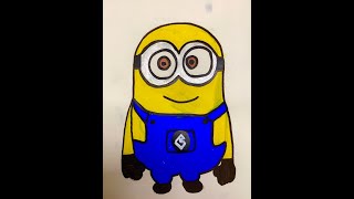 Drawing Minions With Posca Markers! #shorts #artist #artwork #minions #art #satisfying