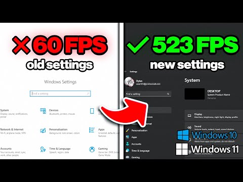 How To QUICKLY Optimize Windows For GAMING FPS BOOST (Windows 10 & Windows 11)