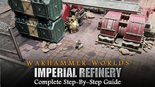 Warhammer Worlds 'IMPERIAL REFINERY' | 40K Battlefield Creation Warhammer 40K Terrain Tutorial