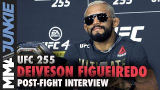 Deiveson Figueiredo booked vs. Brandon Moreno at UFC 256 on Dec. 12 | UFC 255 post-fight interview