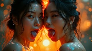 Women of the Cabaret - SUPER HOT ASIAN LESBIAN KISSING COMPILATION - Generative AI Models