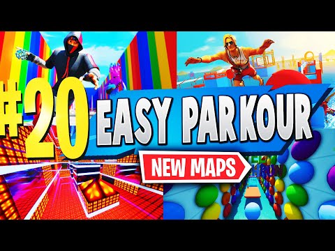 TOP 20 VERY EASY PARKOUR Creative Maps In Fortnite  Fortnite Easy Parkour Map CODES