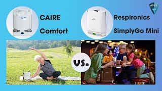 CAIRE Freestyle Comfort vs. Philips Respironics SimplyGo Mini Comparison