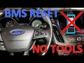 Kako Resetirati Ford Battery Monitor Sensor (BMS) Ford BMS reset without scanner CHECK  DESCRIPTION