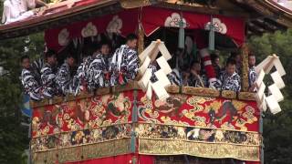 2016/7/17 祇園祭山鉾巡行 長刀鉾の辻回し